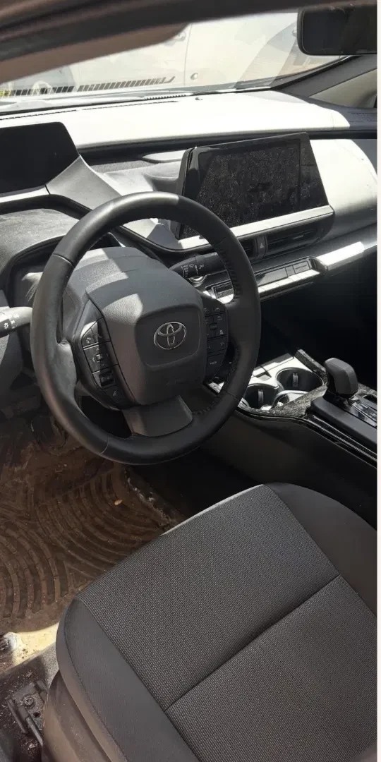 Toyota interior detailing before