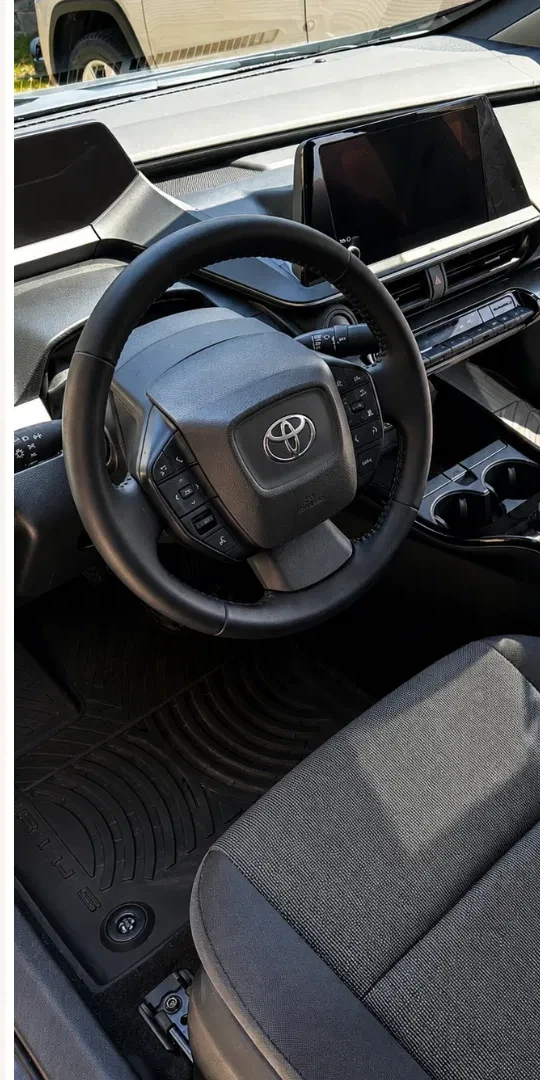 Toyota interior detailing after